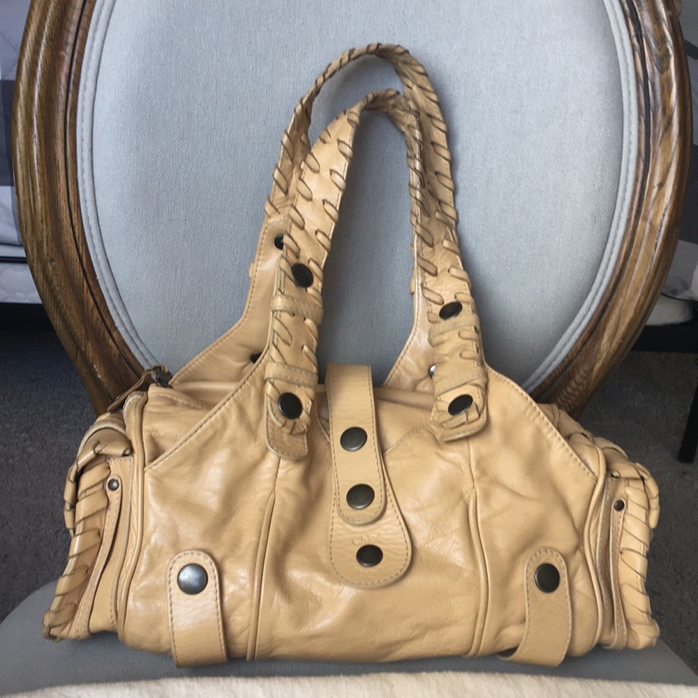 Chloe “Silverado” leather yellow bag Exceptional throughout
